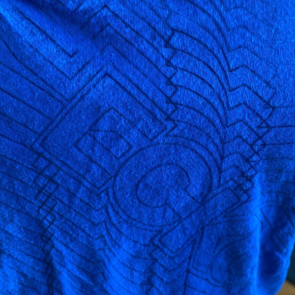 Electric Blue And Metallic Blue Ecko Red NYC Tube Top - Picture 3 of 4